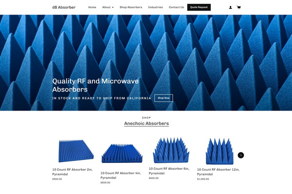 dB Absorber公式HPキャプチャ